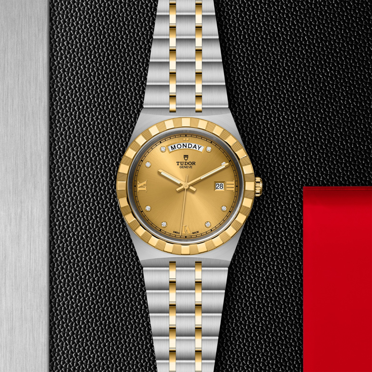 TUDOR Royal Day Date Champagne Diamond Dial