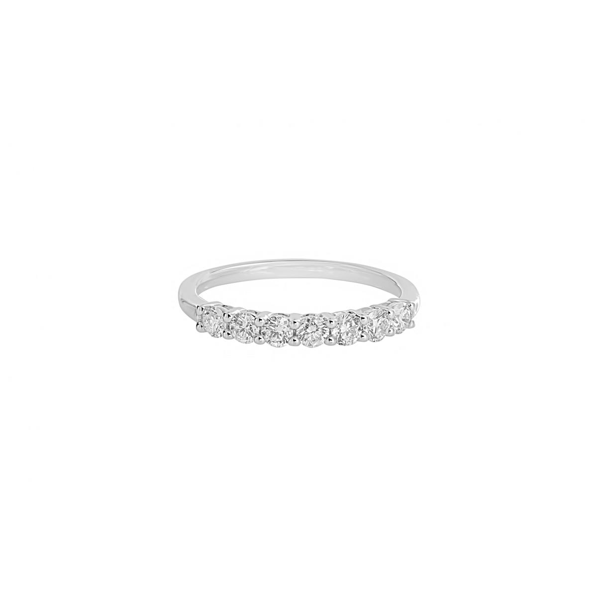 TWO by London 14k Diamond Airline Wedding Band