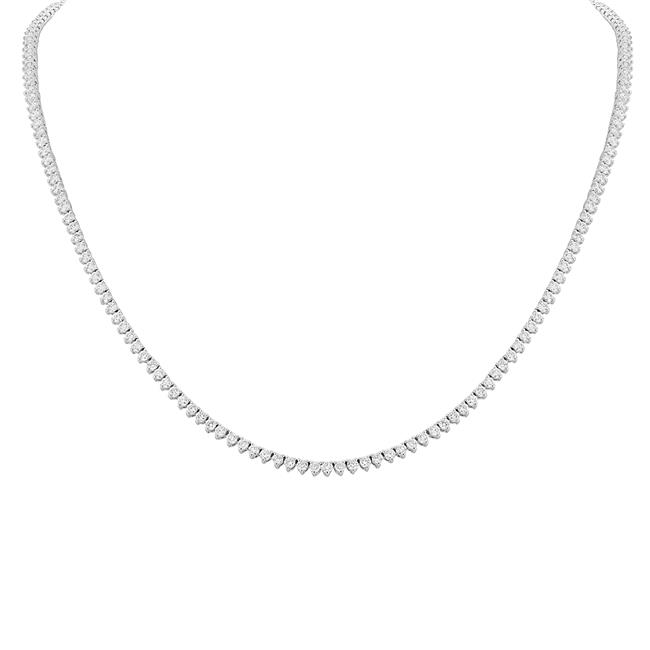 London Collection 14k White Gold Inline Necklace