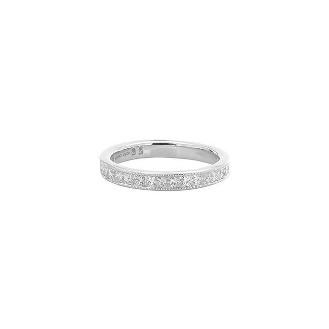 Gabriel & Co Bridal 14k White Gold Channel Diamond Band