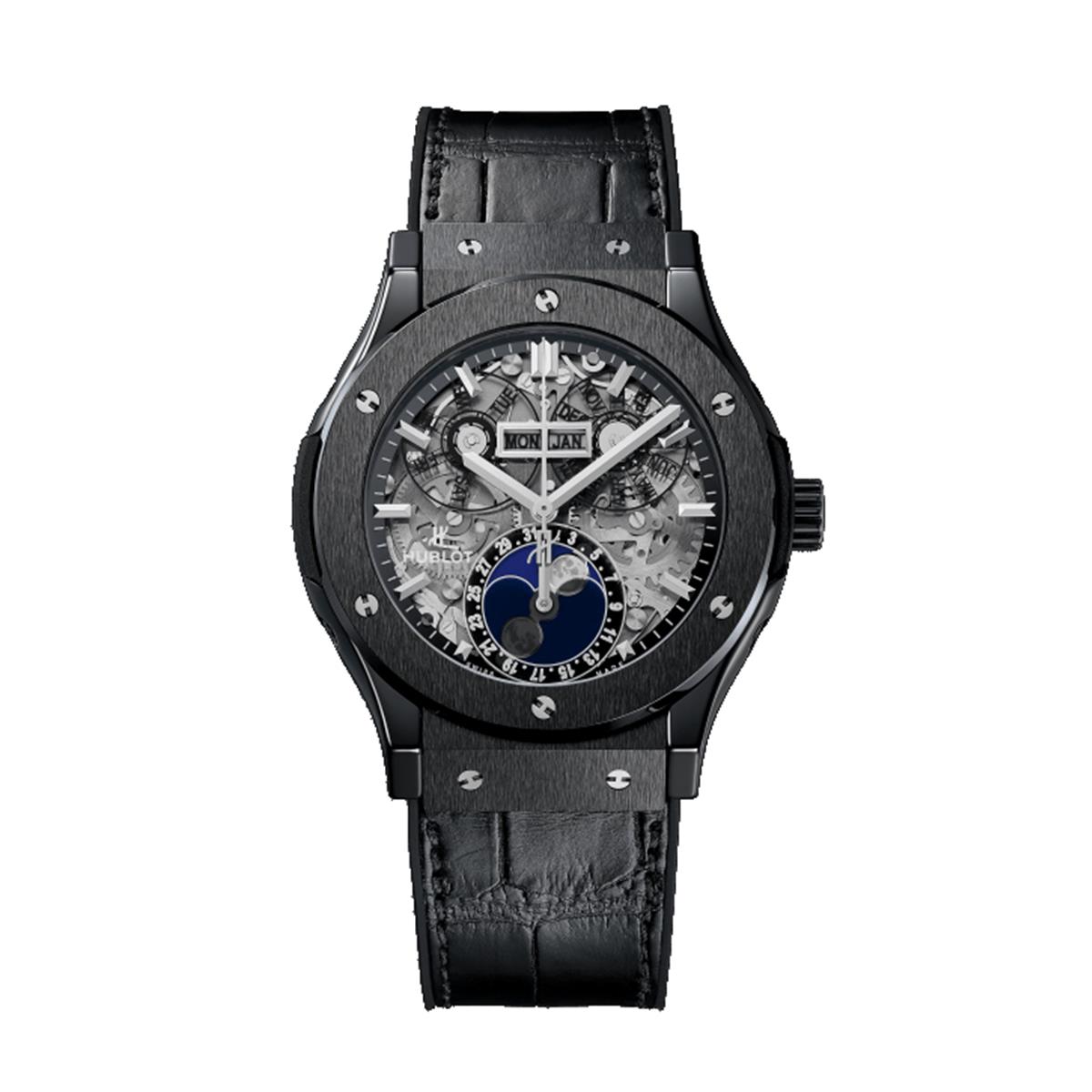 Hublot Classic Fusion Aerofusion Moonphase Black Magic