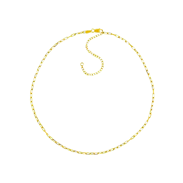 London Collection 14k Yellow Gold Open Forzentina Choker Necklace