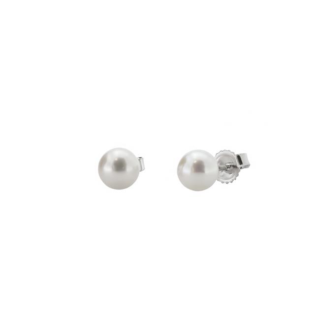 London Collection 14k Yellow Gold Pearl Stud Earrings