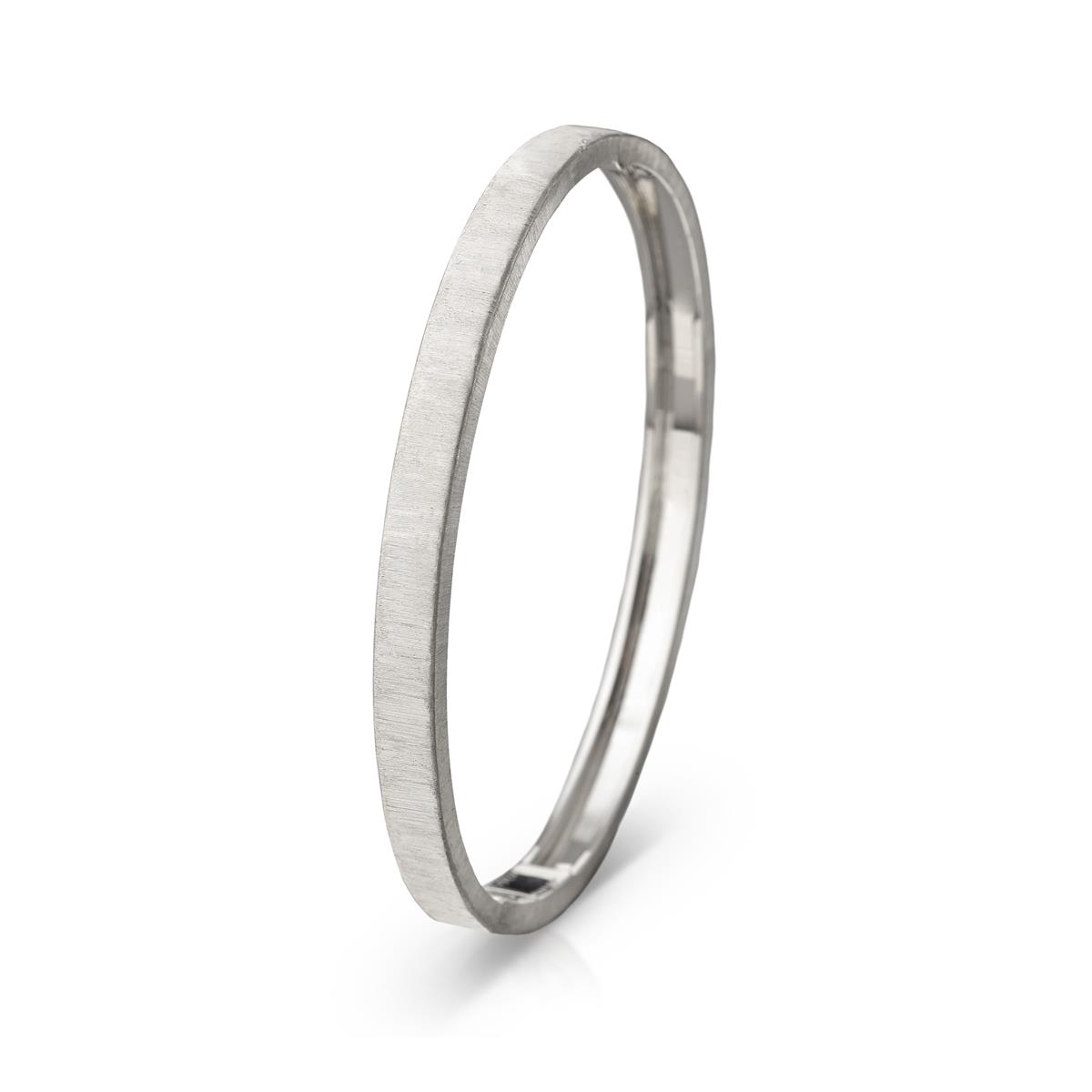 Buccellati Macri Classica 18k White Gold Bangle Bracelet