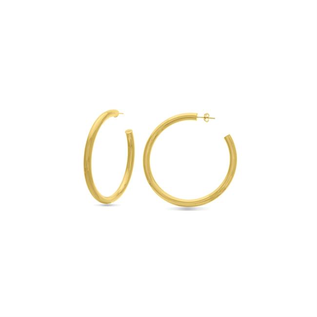 London Collection 14k Yellow Gold Open Hoop Earrings