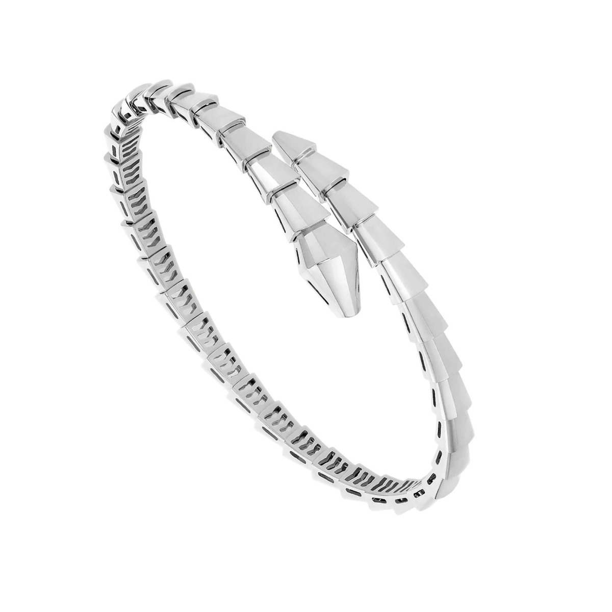 Bvlgari Serpenti White Gold Viper Bracelet