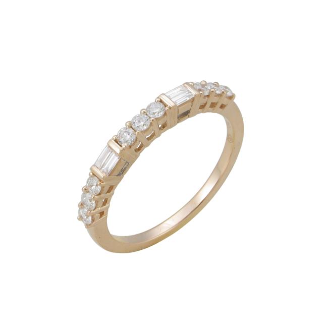 London Collection 18k Rose Gold Diamond 1/2 Band