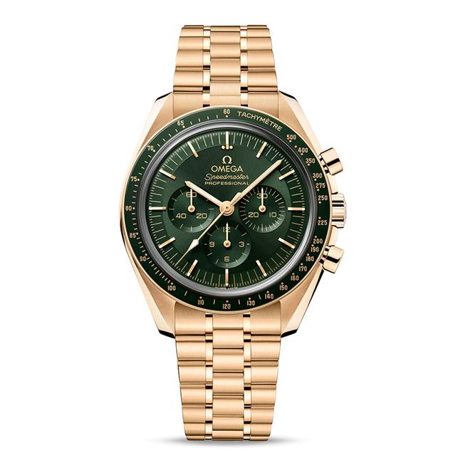 OMEGA Speedmaster Moonwatch Professional Rose Gold Green