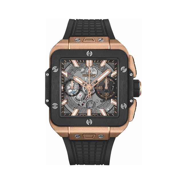 Hublot Square Bang Unico King Gold Ceramic