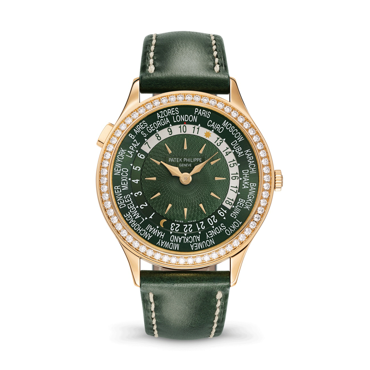 Patek Philippe Diamond World Time Complications 7130R-014