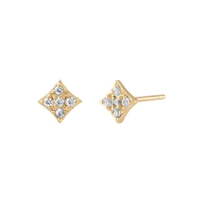 Gigi Ferranti Essential 14k Gold Diamond Studs