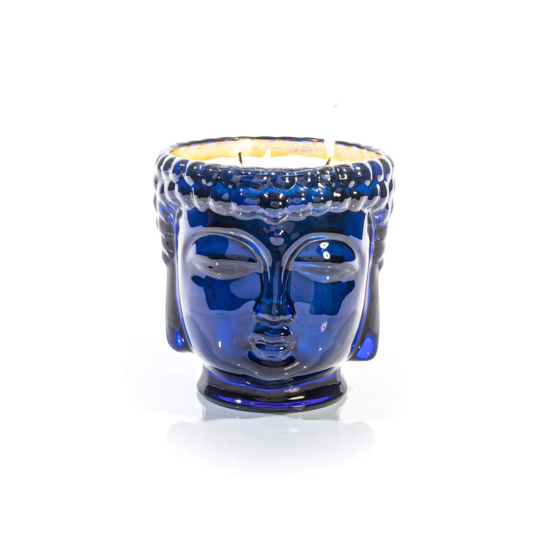 Thompson Ferrier Caesonia Sapphire Blue Buddha Candle