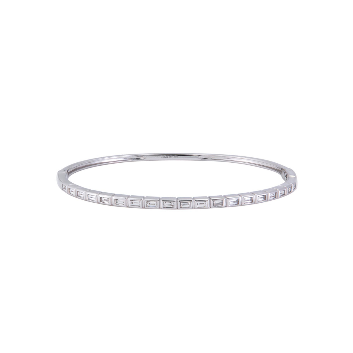 London Collection 18k Gold Tapered Diamond Bracelet