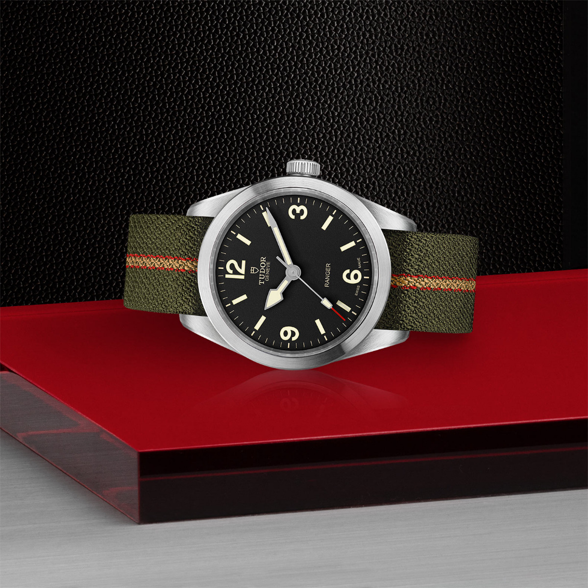 TUDOR Ranger Hybrid Rubber and Leather Strap