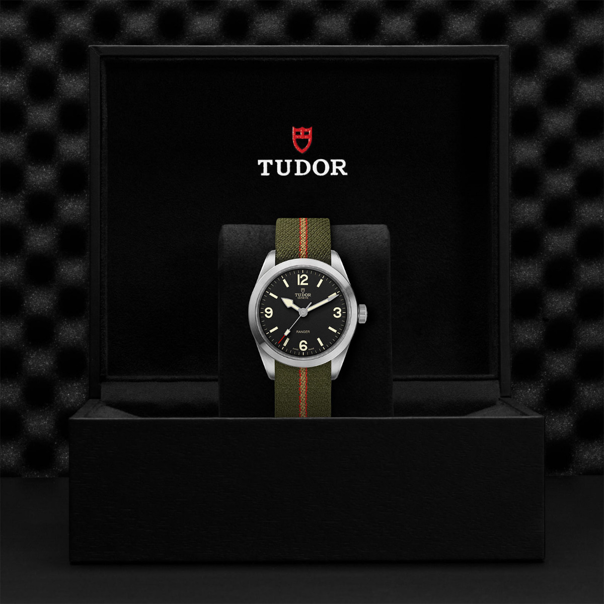 TUDOR Ranger Hybrid Rubber and Leather Strap