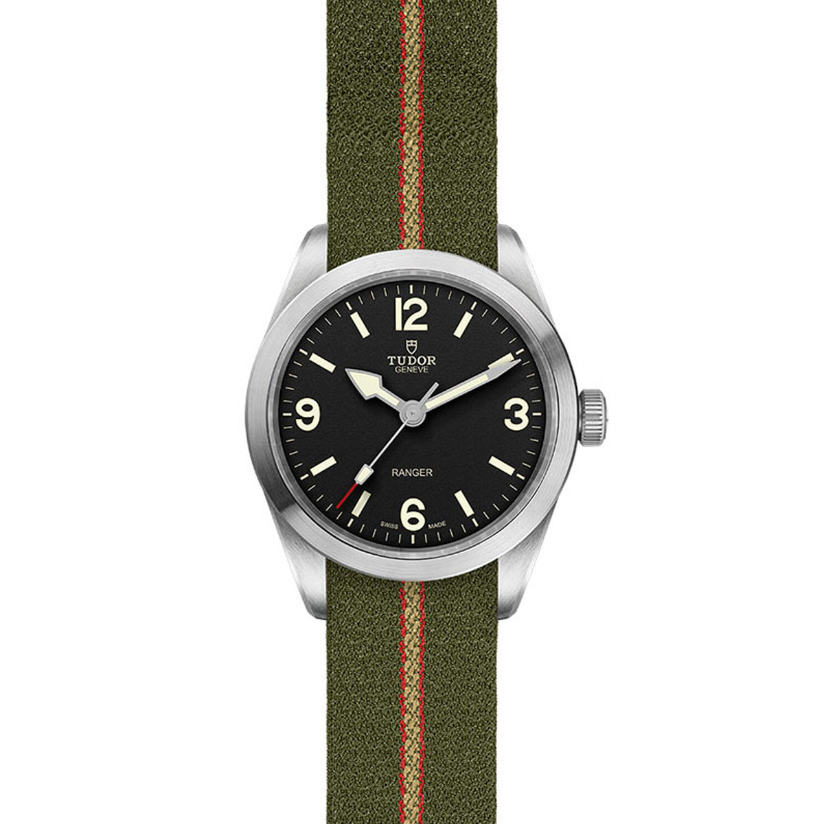 TUDOR Ranger Hybrid Rubber and Leather Strap