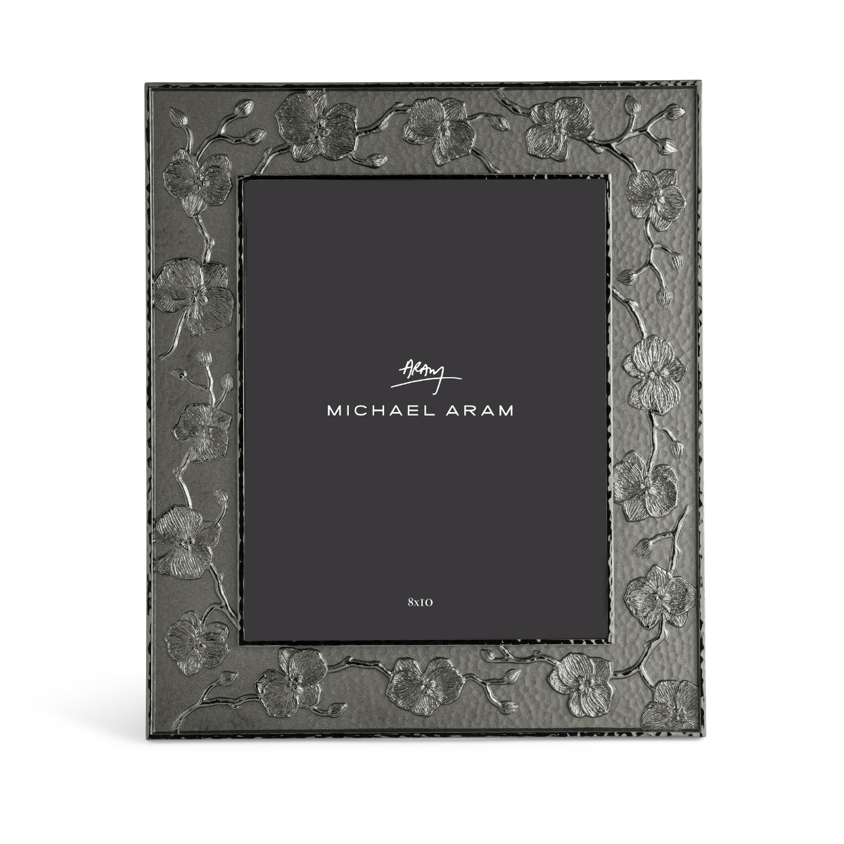 Michael Aram Black Orchid 8 X 10 Nickelplated Silver Frame