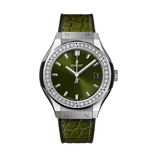 Hublot Classic Fusion Diamond Titanium Green