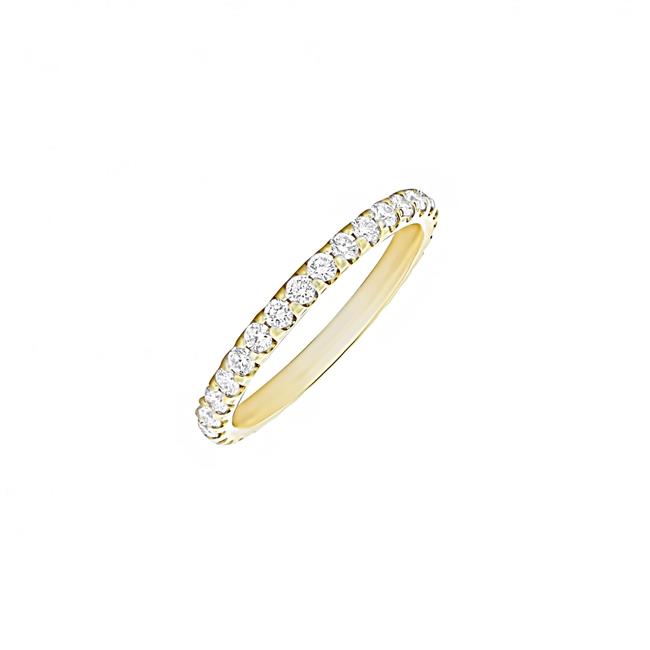 Memoire Odessa 18k Yellow Gold Diamond Eternity Band