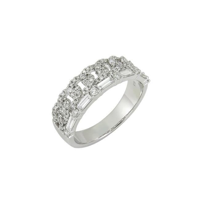 London Collection 18k Gold Diamond Link Ring