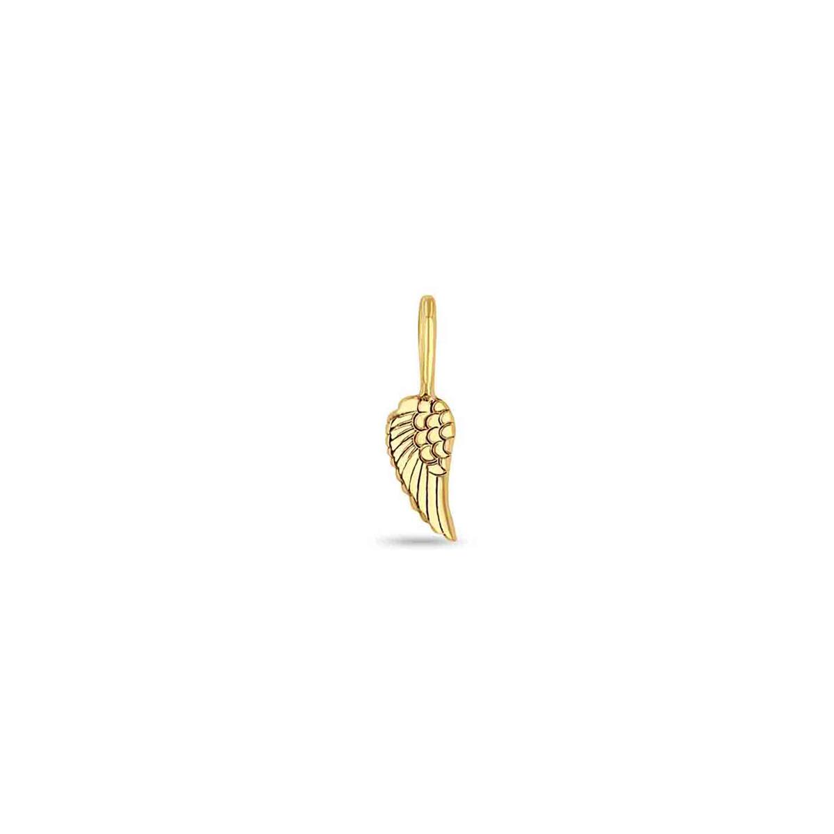 Zoe Chicco Midi Bitty 14k Yellow Gold Angel Wing Charm