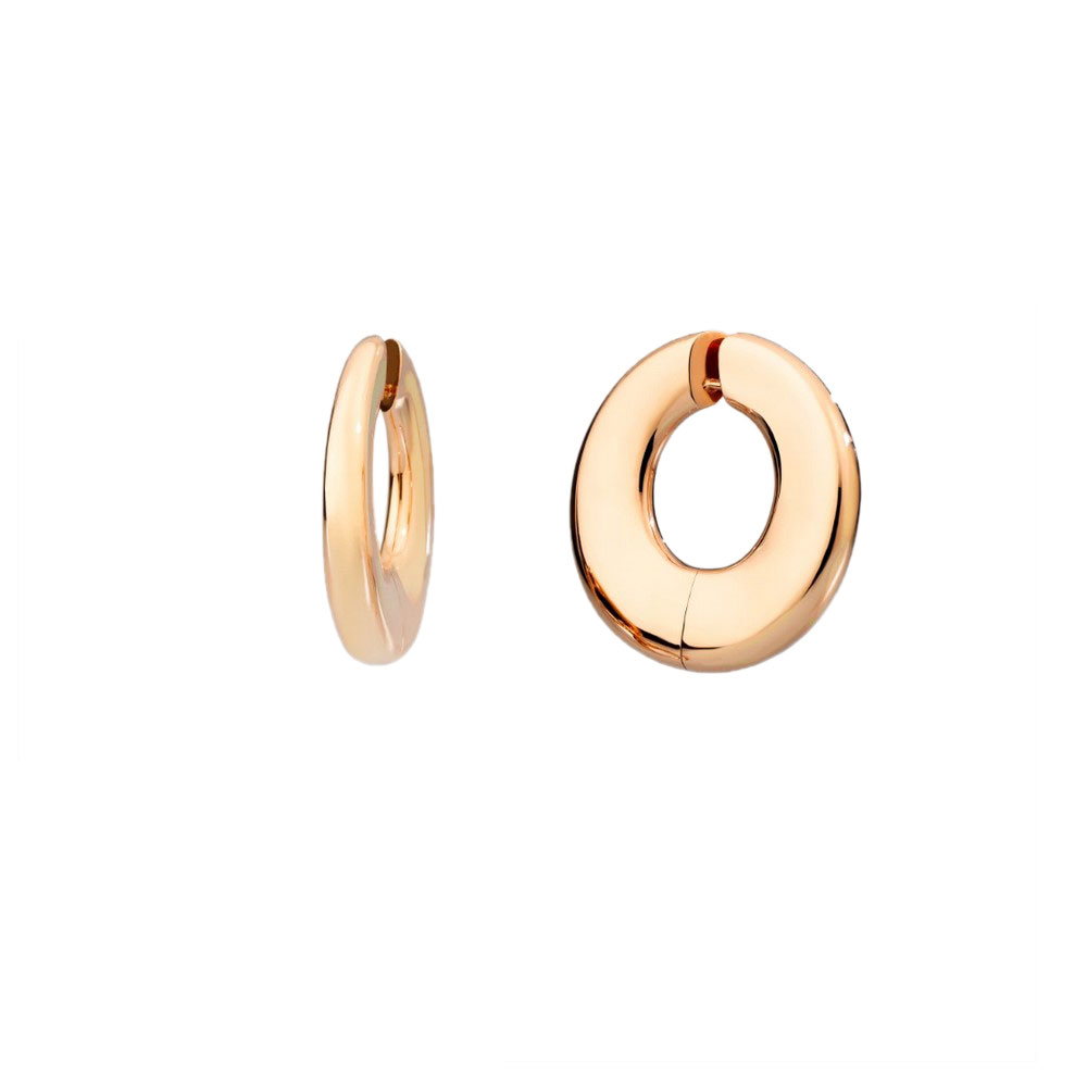 Pomellato Iconica 18k Curve Earrings