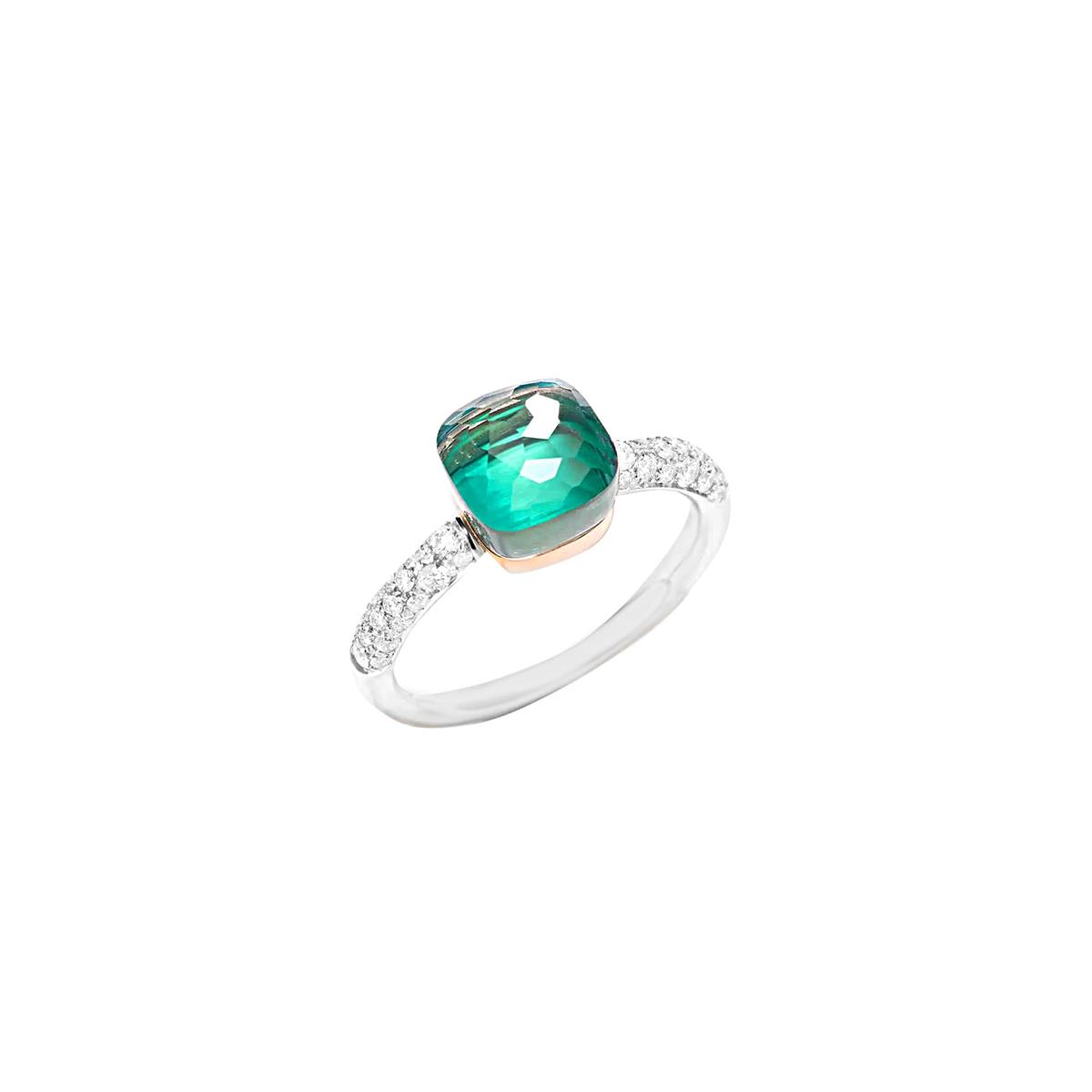 Pomellato Nudo Petite Diamond and Gemstone Ring