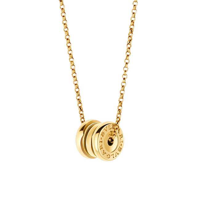 Bvlgari B.zero1 18k Yellow Gold Spiral Necklace