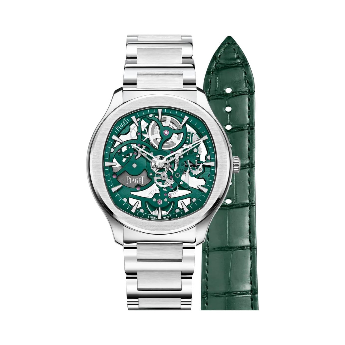 Piaget Polo Skeleton Watch Green