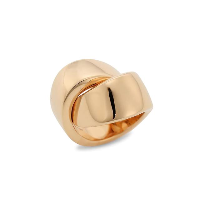 Vhernier Abbraccio Midi 18k Rose Gold Ring