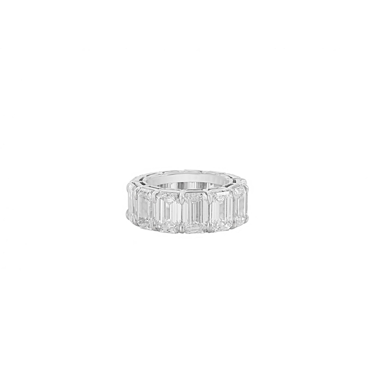 Norman Silverman Platinum 13 Diamond Eternity Band