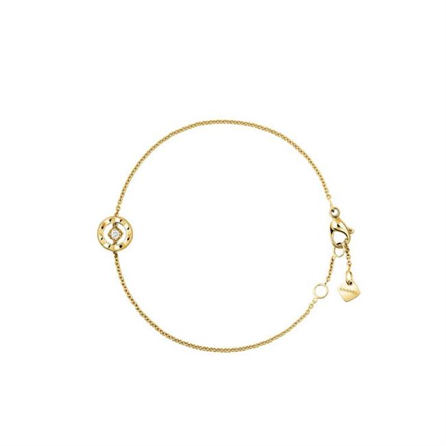 CHANEL COCO CRUSH 18k Yellow Gold O Chain Bracelet