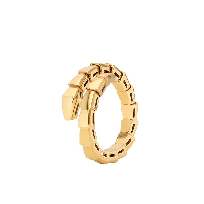 Bvlgari Serpenti Viper 18k Yellow Gold Ring