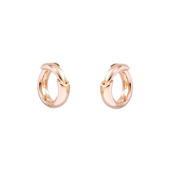 Vhernier Calla One 18k Rose Gold Small Earclips.