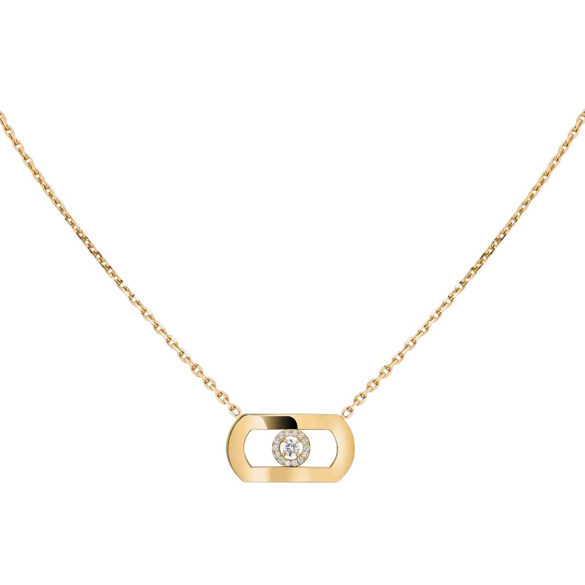 Messika Move Citizen 18k Yellow Gold Diamond Necklace