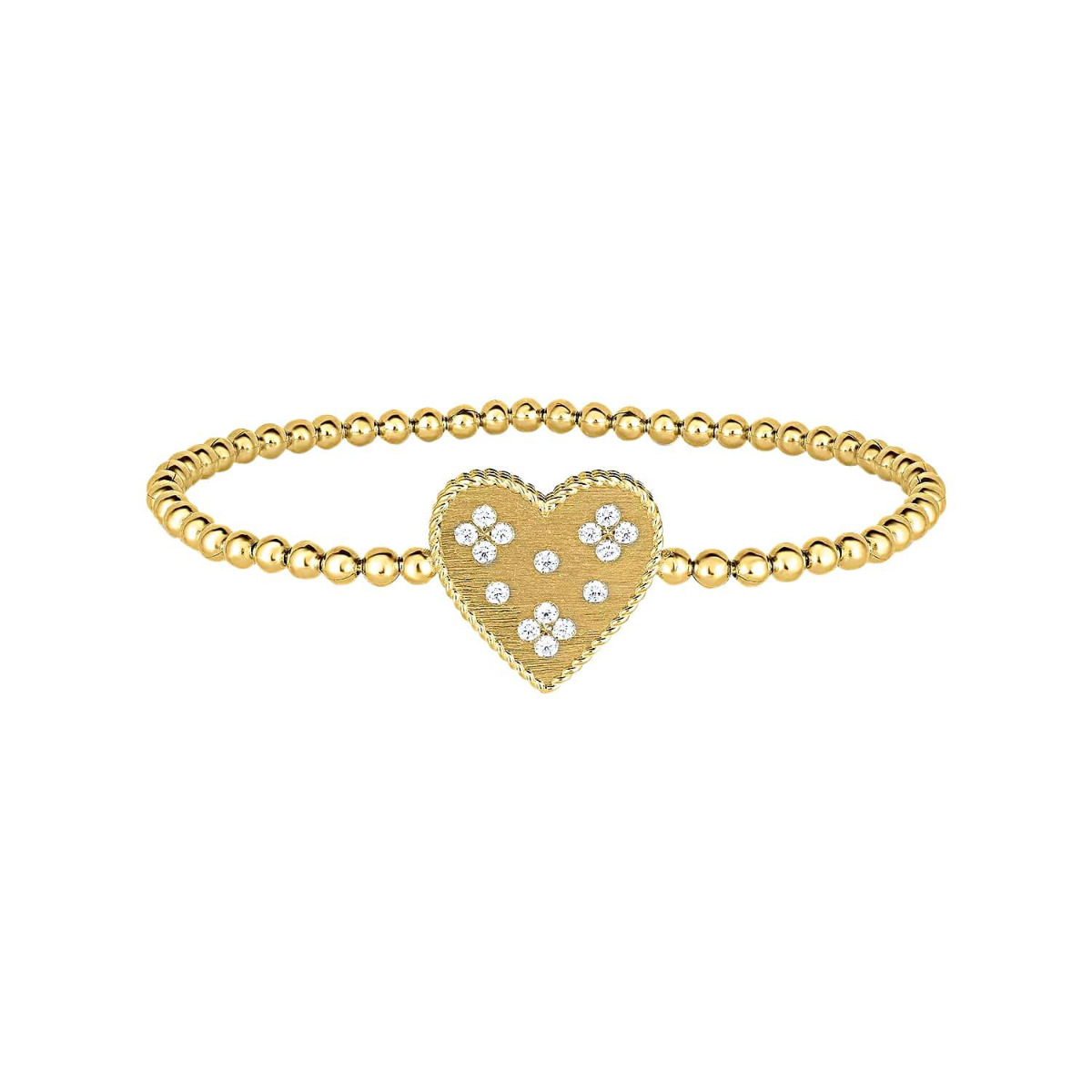 Roberto Coin Venetian Princess Diamond Heart Bracelet