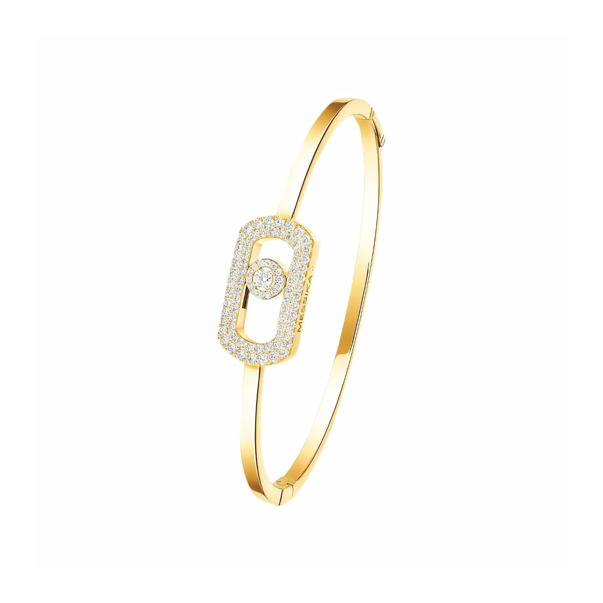 Messika So Move 18k Pave Bangle