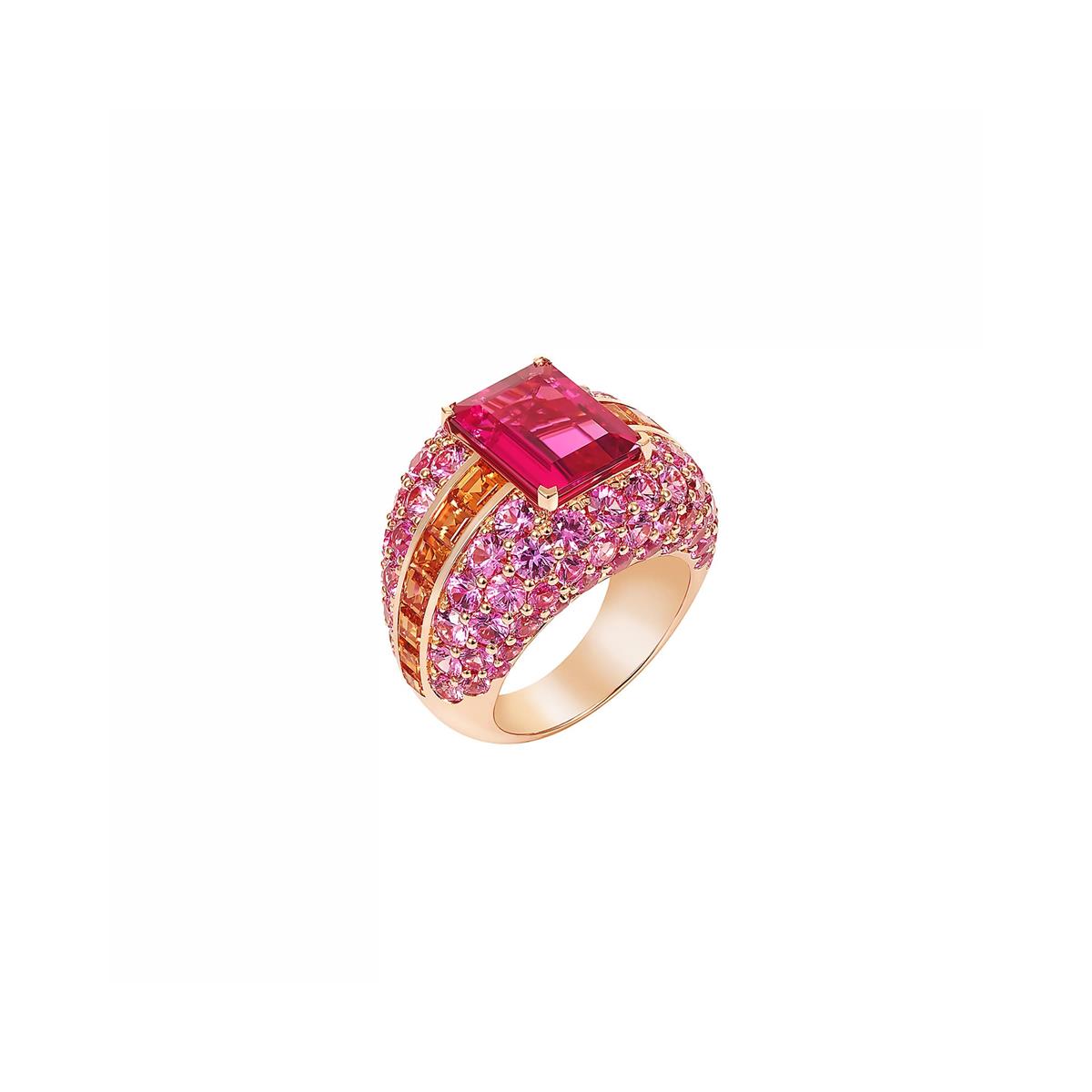 London Collection 18k Sapphire and Ruby Ring