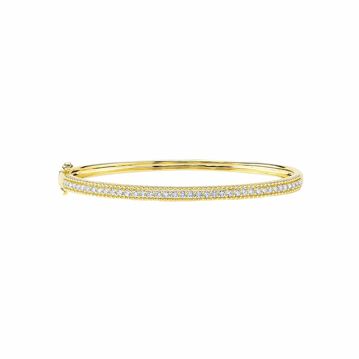 London Collection 14k Channel Set Diamond Bracelet