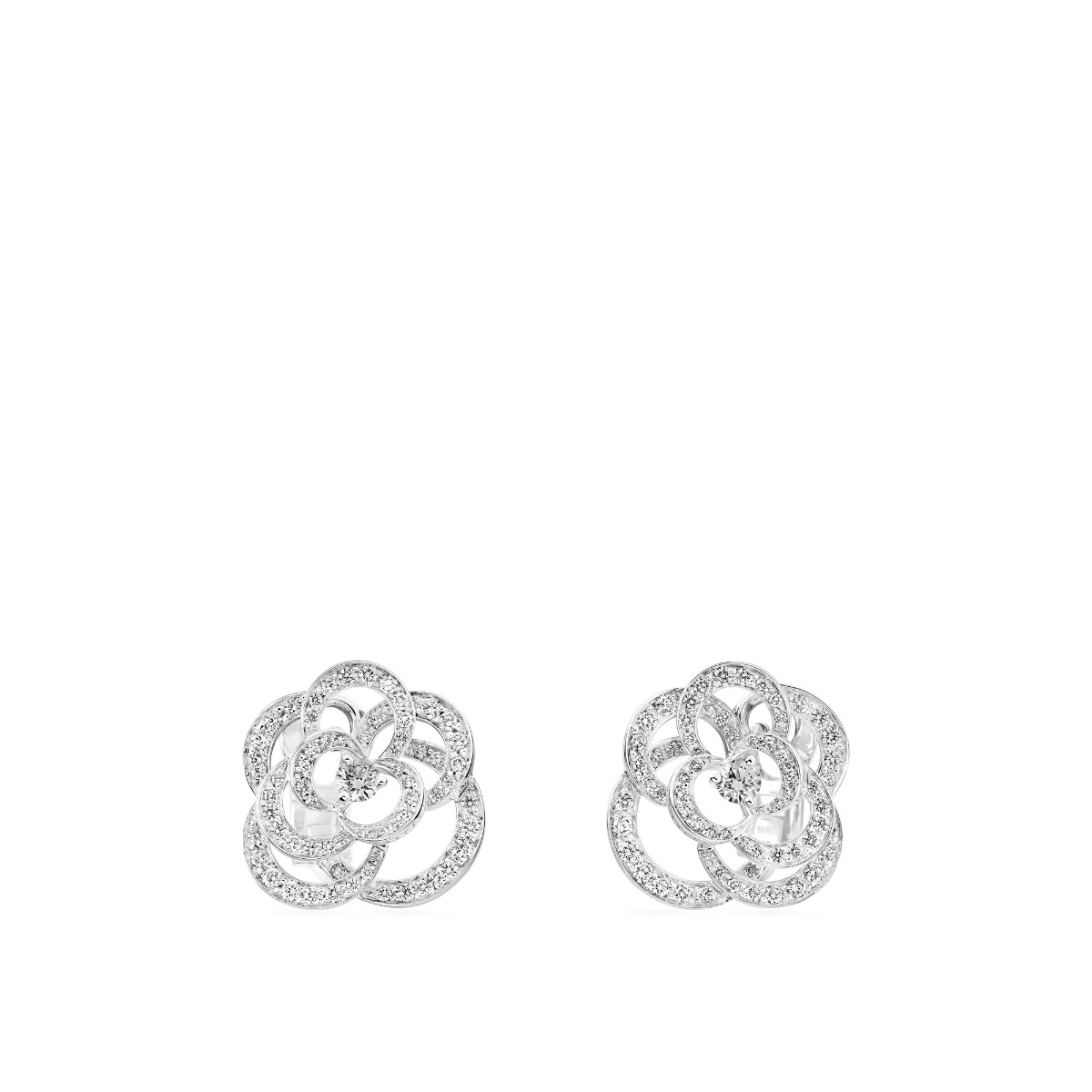 CHANEL Fil de Camelia Earrings