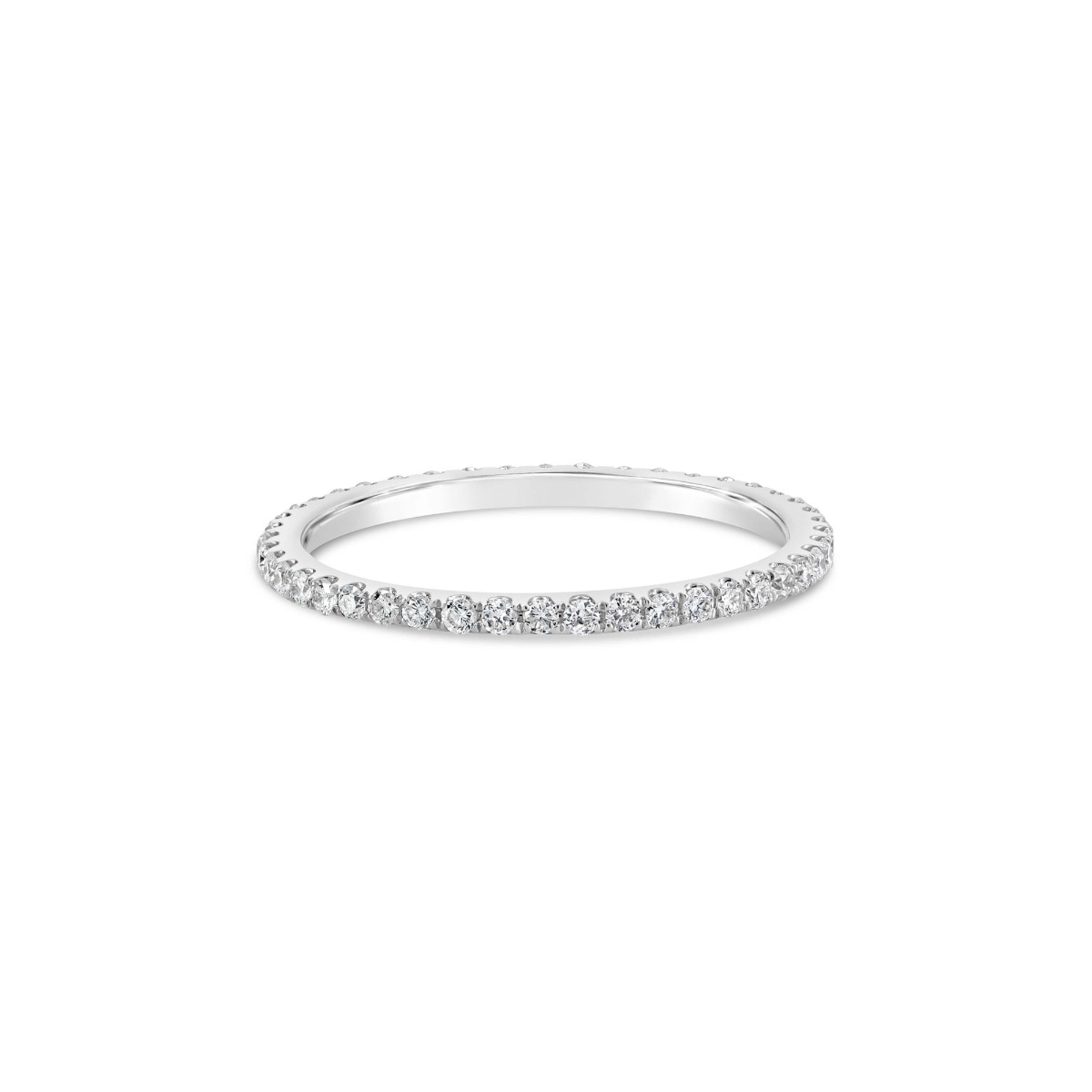 London Collection 18k White Gold Diamond Eternity Band