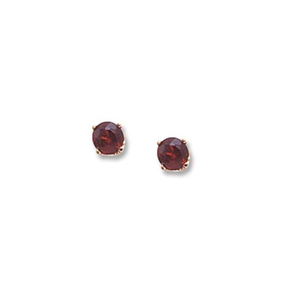 London Collection 14k Garnet Stud Earrings