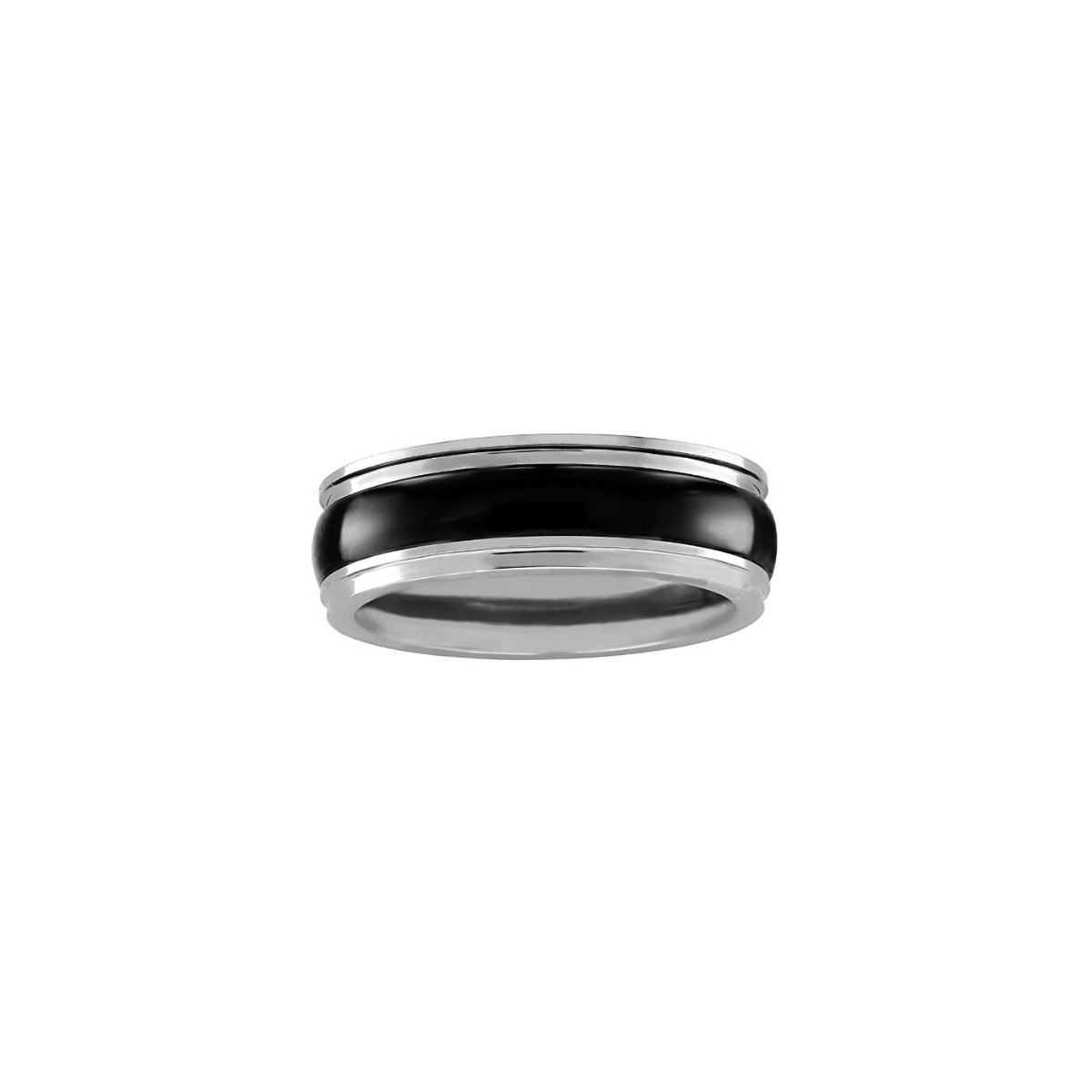 TWO by London Two Tone 6.3mm Wedding Band