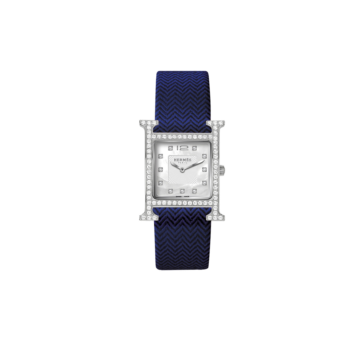 Hermes Heure Diamond Mother of Pearl Ladies