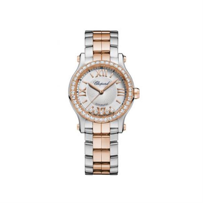 Chopard Happy Sport Diamond Two Tone Watch