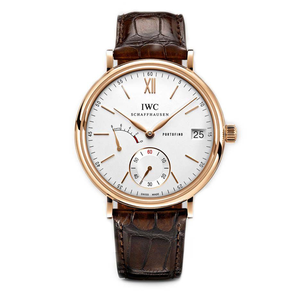 IWC Schaffhausen Portofino Hand-Wound Eight Days Rose Gold