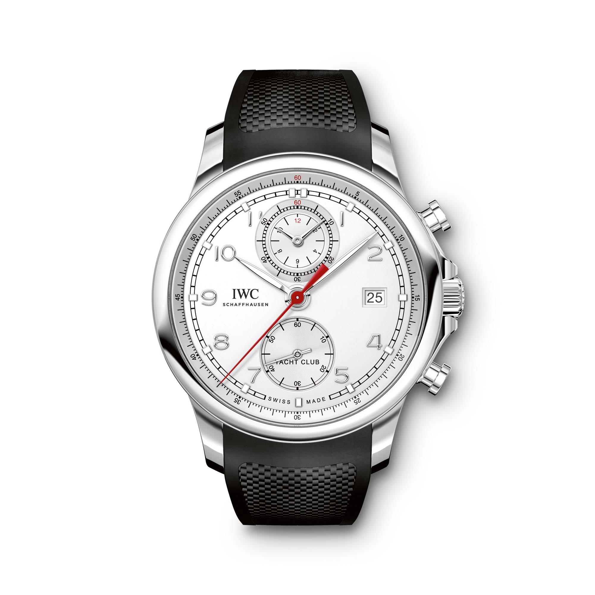 IWC Portugieser Yacht Club Steel Chronograph White