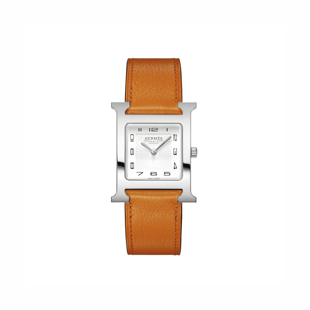 Hermes Steel Heure Ivory Automatic