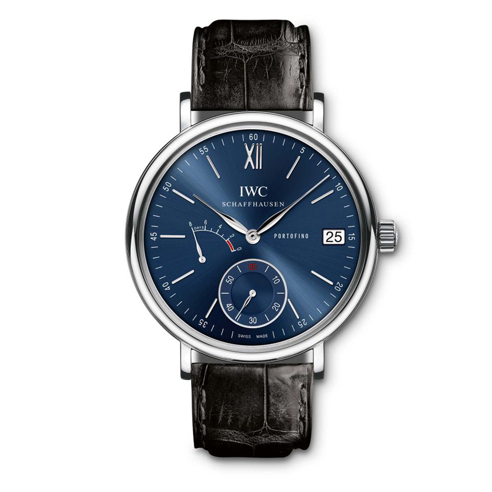 IWC Schaffhausen Portofino Hand-Wound Eight Days Blue