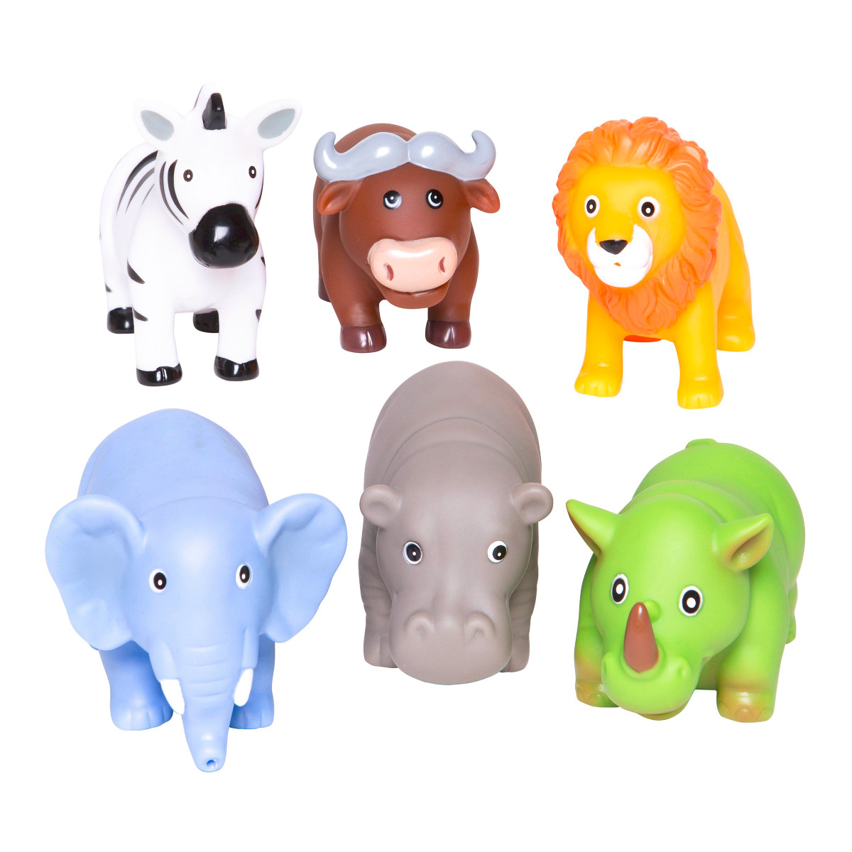 Elegant Baby Jungle Party Bath Toy Set